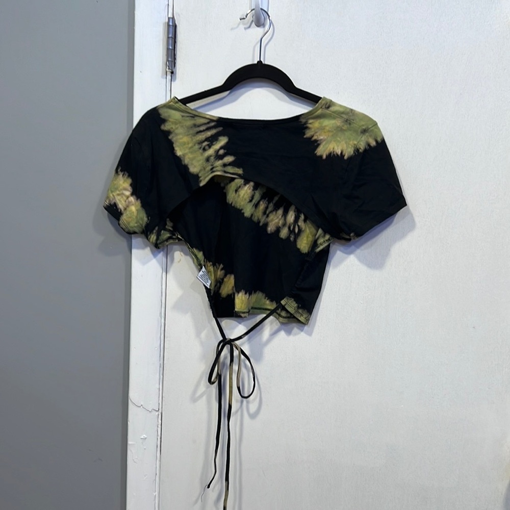 Open back Crop Top